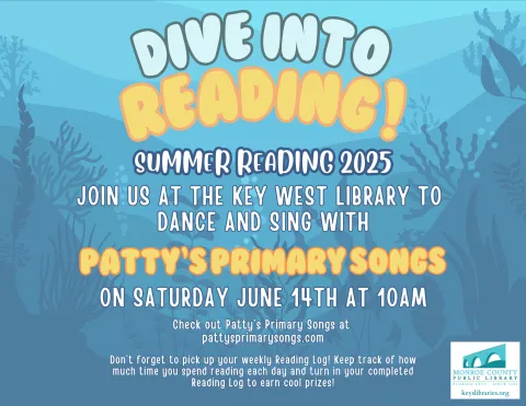 Join Patty's Primary Songs at the Library on Saturday June 14th at 10am. 