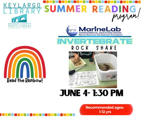 JUNE 4 SUMMER READING Marine Lab