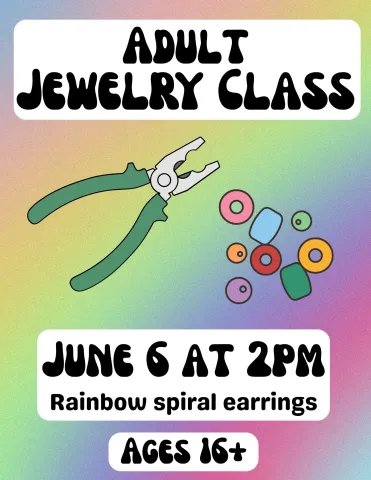 Adult Jewelry Class at the Key West Library on June 6 at 2pm