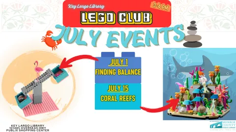 LEGO Flyer July 1 & July 15, 3pm