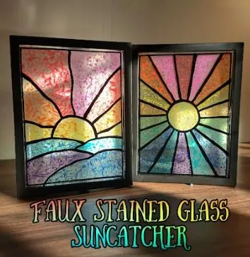 Picture of Sunshine Faux Stained Glass