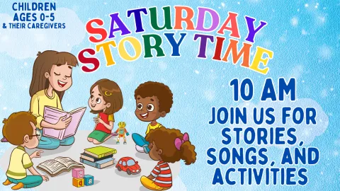 Saturday Story Time 10AM