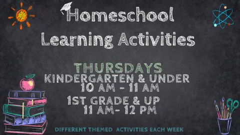 Homeschool Learning Activities 11AM-Noon