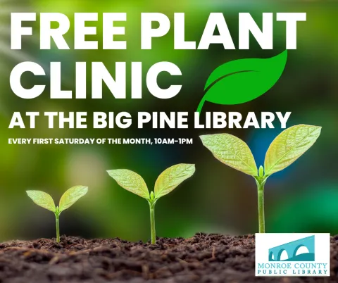 Big Pine Library Free Plant Clinic Logo