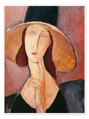 Jeanne Hebuterne in a Large Hat