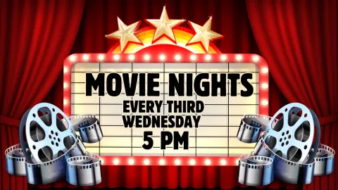 Movie Nights every third Wednesday of the month