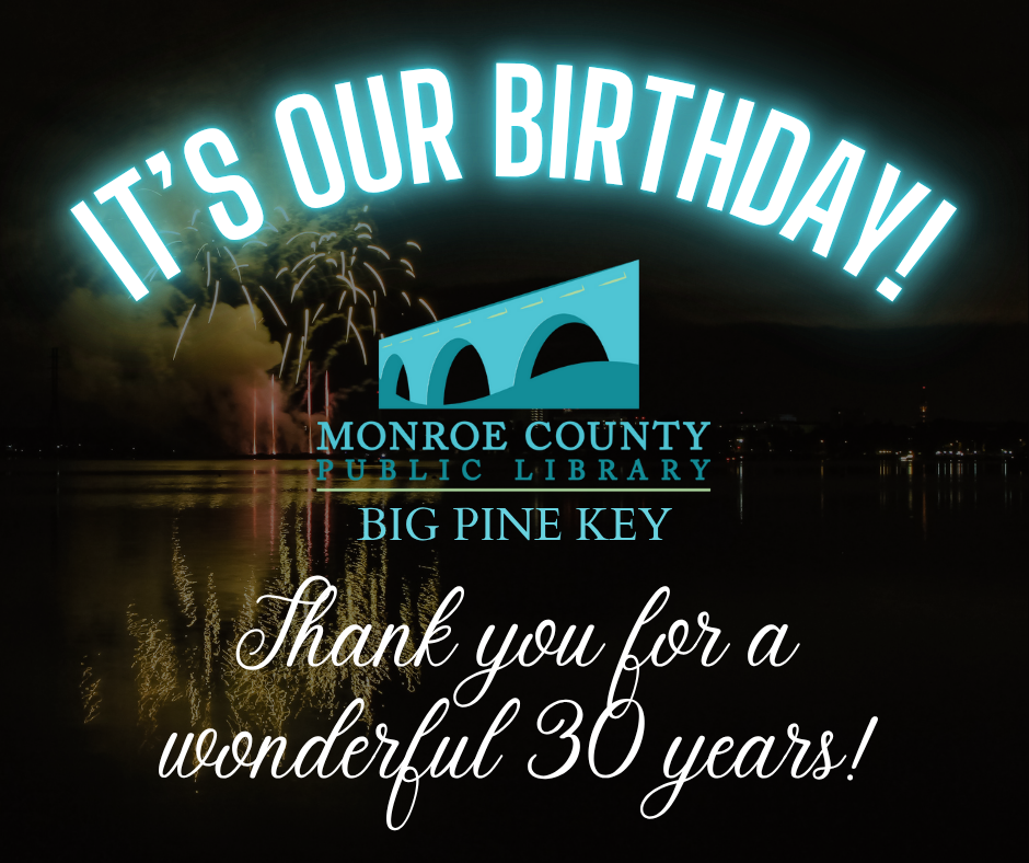 Image with the words it's our birthday - thank you for a wonderful thirty years