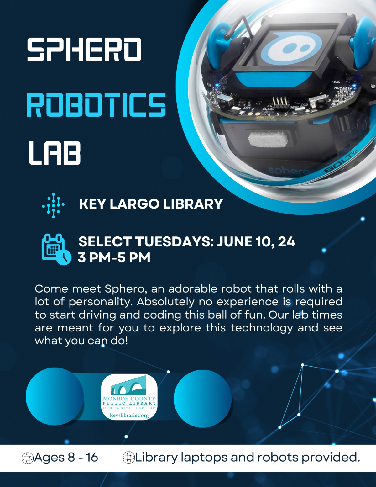 June 2025 Sphero Robotics Lab Flyer