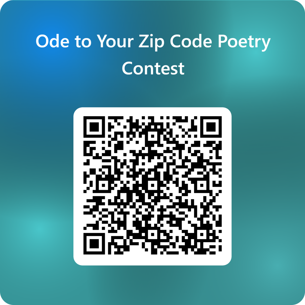 QR Code for Poetry Contest