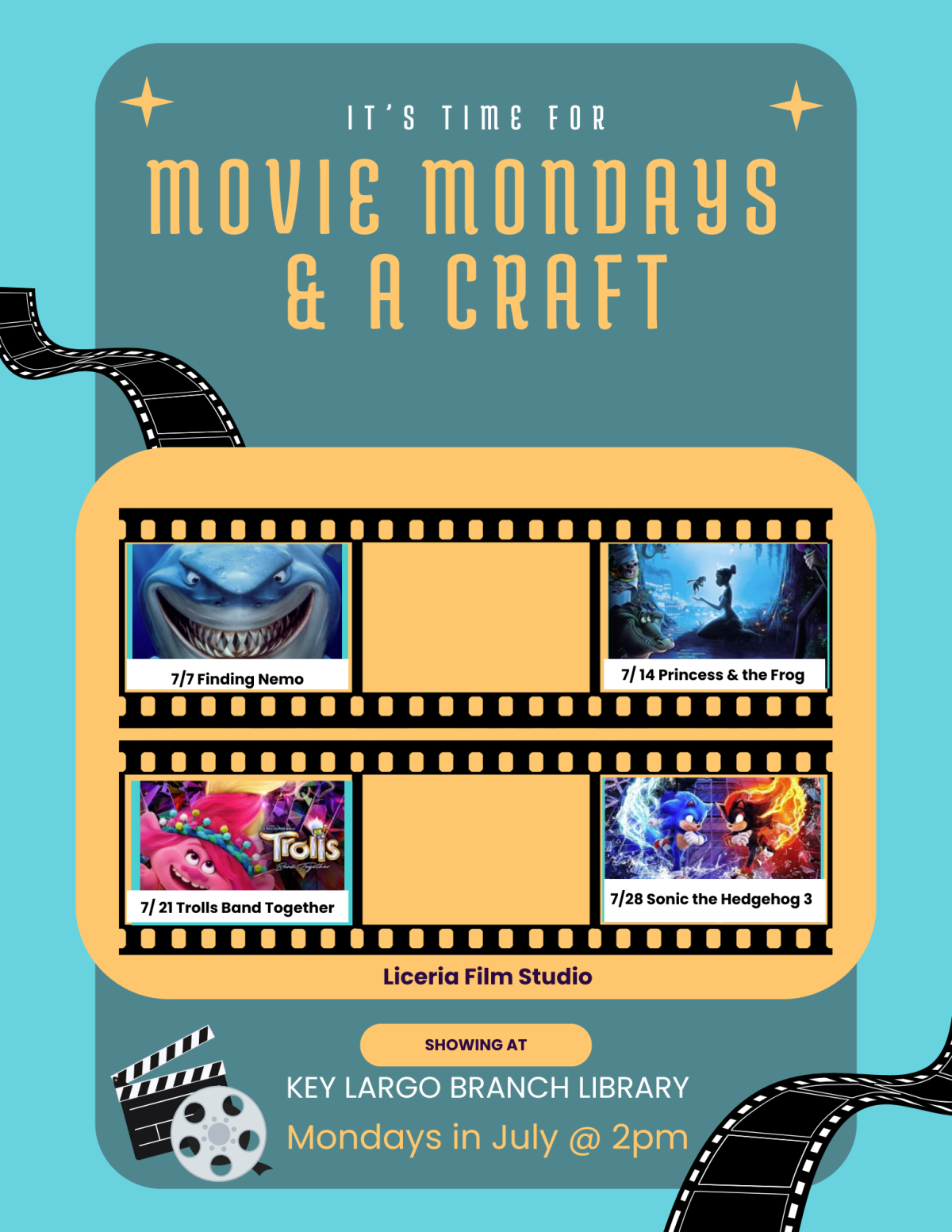 Movie Mondays Flyer
