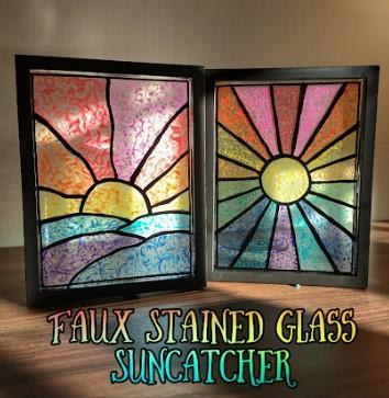 Picture of Sunshine Faux Stained Glass