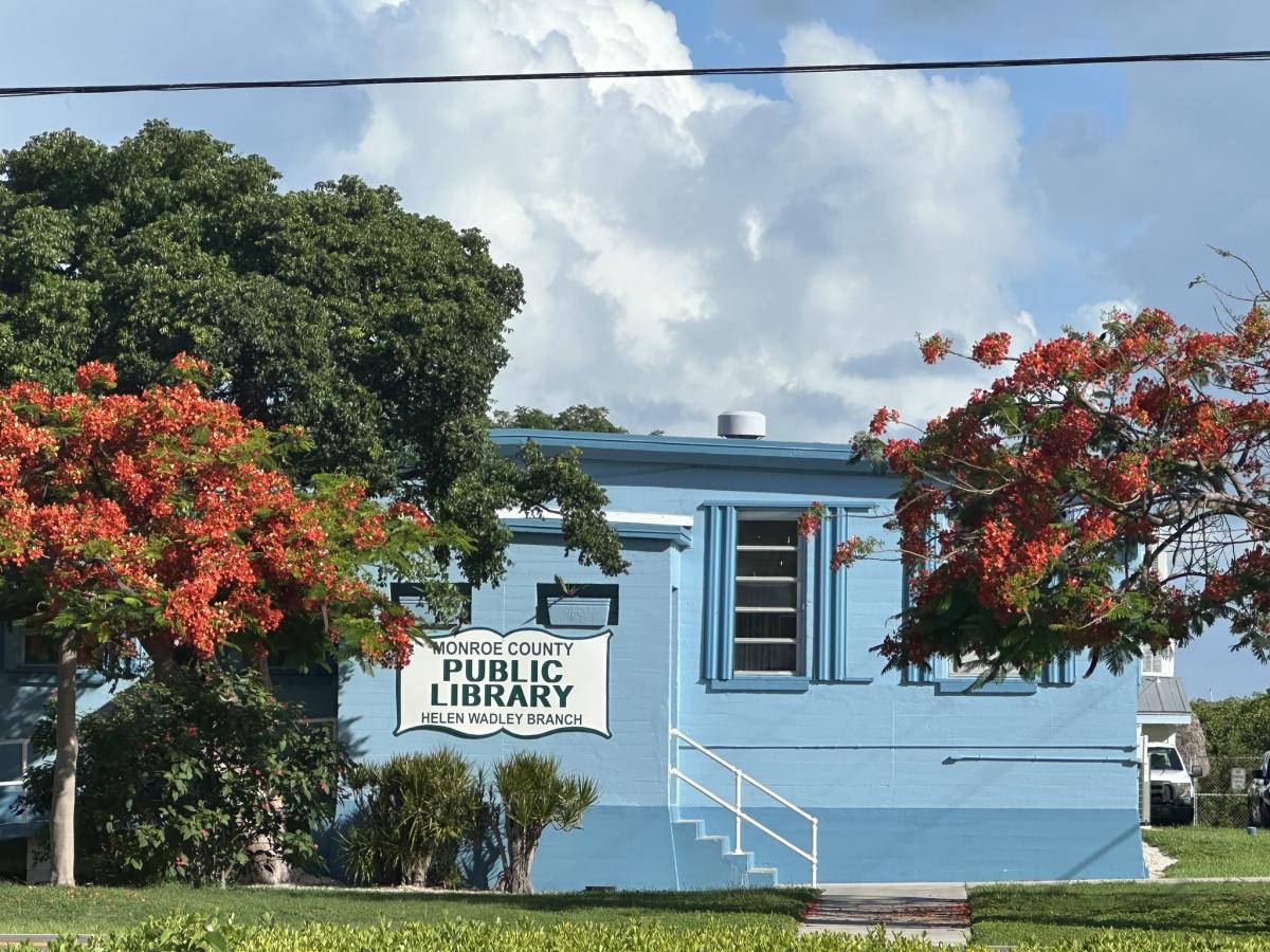 Exterior of library