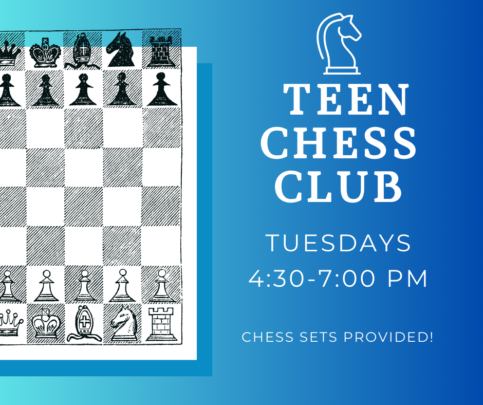 Big Pine Library Chess Club Logo and Info