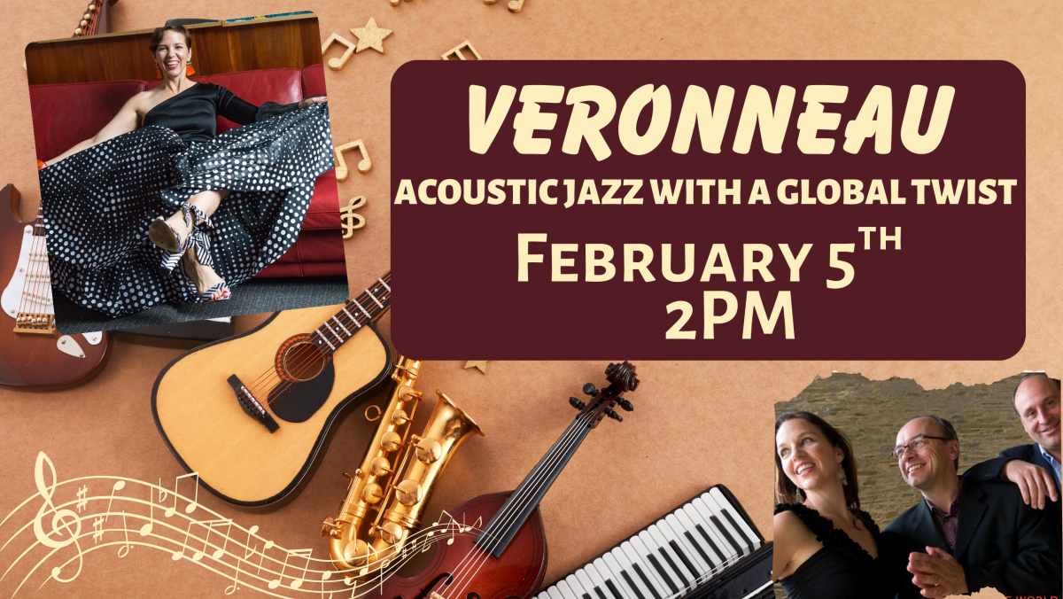 Veronneau in concert February 5th 2PM